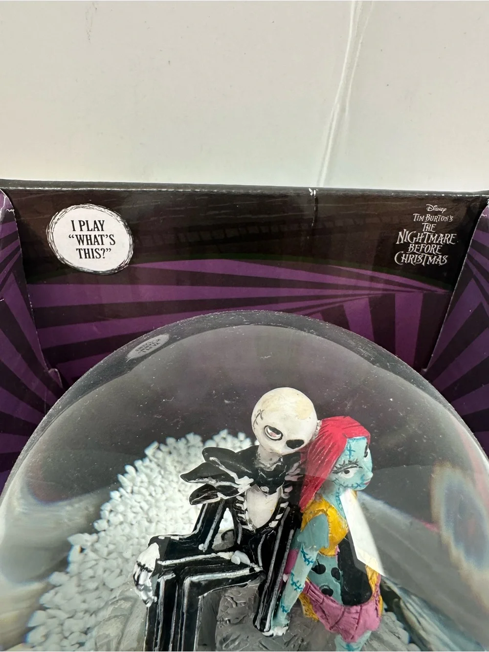Jack & Sally Musical Snow Globe